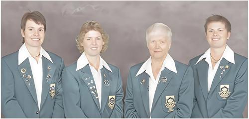 Sandra Winter, Ashleigh Simon, Alma Truss, Lee-Anne Pace